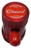 Быстросъёмная муфта Becool ВД с вентилем А/С 1/4" SAE 90° BC-QH