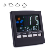 Метеостанция с цветным ЖК-дисплеем Termometro - термометр, гигрометр, часы, будильник
