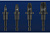 Super Stars ST-E900S набор насадок 1/4", 3/8", 1/2", 5/8" для расширения трубы