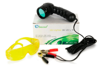 UV набор для поиска утечек Becool BC-UV-L-50 (лампа 12V + очки)