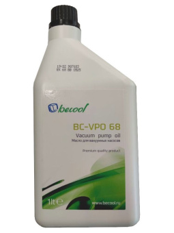 Масло для вакуумных насосов Becool BC-VPO 68 (1 л, минеральное, Италия)